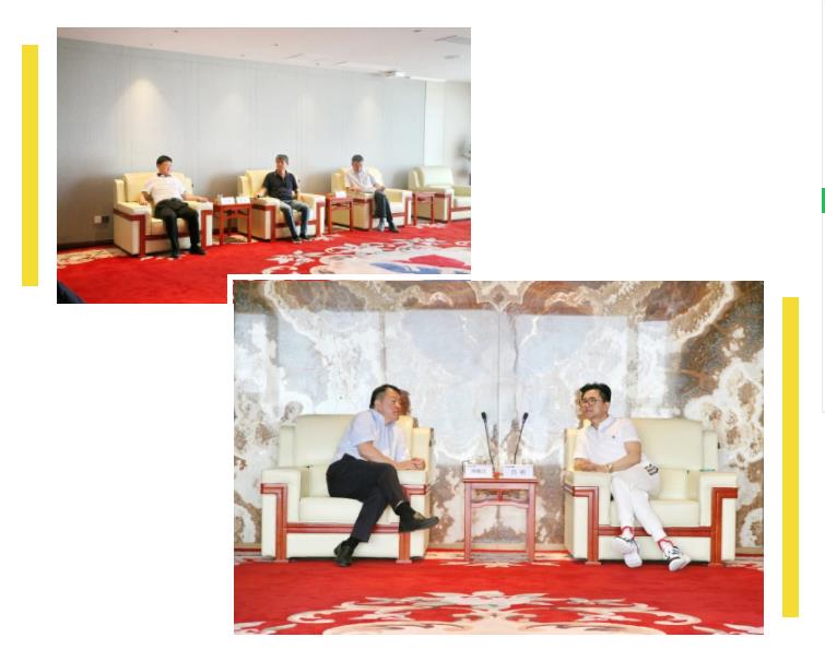 陕西服装工程学院及五零五药业董事长吕明一行到访球速体育股份