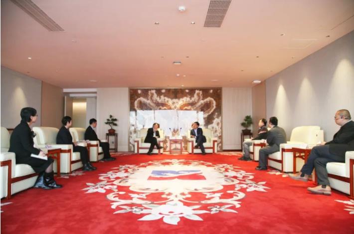 长安国际信托股份有限公司常务副总裁桂林一行莅临球速体育股份考察交流