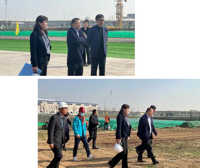 西安高新区观摩团走进球速体育股份制药厂搬迁扩建项目