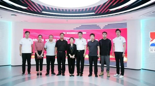 榆林市政府领导一行莅临球速体育股份考察交流