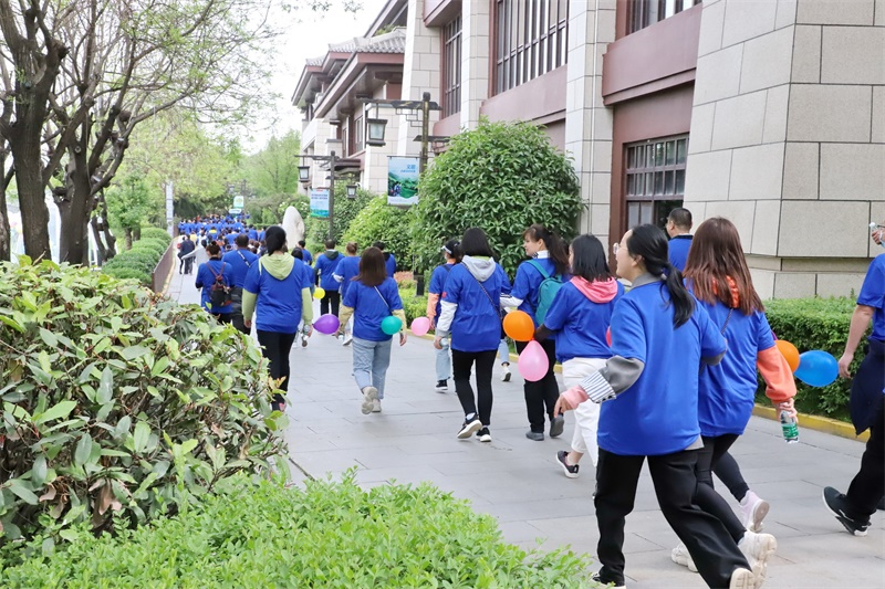 球速体育股份2021年度健步行活动