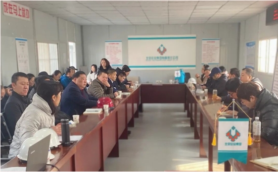 球速体育股份董事长邢雅江携经营管理团队一行对草堂建设项目施工现场进行视察